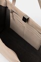 Torba od brušene kože Calvin Klein K60K612983 bež