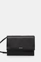 Τσάντα Calvin Klein λείο δέρμα μαύρο K60K613005