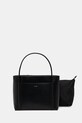 Τσάντα Calvin Klein απομίμηση λείου δέρματος μαύρο K60K613109