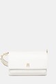Kabelka Tommy Hilfiger hladký bílá AW0AW16813