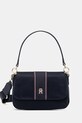 Kabelka Tommy Hilfiger hladký námořnická modř AW0AW17168