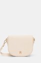 Kabelka Tommy Hilfiger jednofarebný béžová AW0AW17184