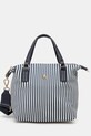 Kabelka Tommy Hilfiger vzorovaný námořnická modř AW0AW17202