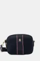 Torba Tommy Hilfiger premalo za format A4 mornarsko plava AW0AW17230