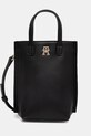 Tommy Hilfiger torebka nie mieści A4 czarny AW0AW17402