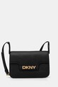 Usnjena torbica Dkny Ne ustreza A4 črna R51E1J30