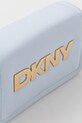 Kožená kabelka Dkny modrá R44GKB74