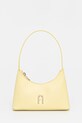 Kožna torba Furla bez uzorka zlatna WB00863.AX0733.3684S