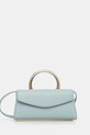 Шкіряна сумочка Furla лицьова шкіра бірюзовий WE00723.BX3913.AQ000