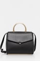 Furla geantă de piele uni negru WB01704.BX3913.O6000