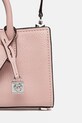 Kožená kabelka MICHAEL Michael Kors růžová 32F4SETC0L