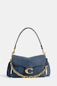 Coach torebka zamszowa Tabby skóra zamszowa niebieski CAN13