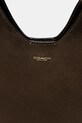 Coach torebka zamszowa Brooklyn zielony CW637