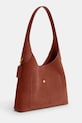 Akcesoria Coach torebka damska zamszowa Brooklyn Shoulder Bag 28 CW637 brązowy