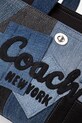 Джинсовая сумка Coach голубой CAM63