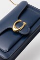 Coach geantă de piele Tabby bleumarin CAN56