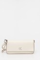 Kabelka Calvin Klein Jeans imitácia kože béžová LV04K3161G