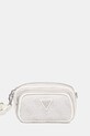 Τσάντα Guess υφασμάτινο λευκό V5GZ06.WH492