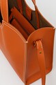 Bally torebka skórzana WAE068 pomarańczowy