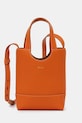Kožená kabelka Bally přírodní kůže oranžová WAE069