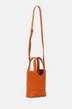 Bally torebka skórzana WAE069 pomarańczowy SS25