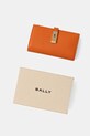 Usnjena denarnica Bally oranžna WLW02H