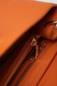 Kožená kabelka Bally WAH010 oranžová