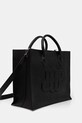 MUNTHE geantă de piele FRANCI 251190525151 negru SS25