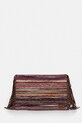 Missoni kopertówka Clutch Fringes skóra licowa brązowy MI10064F.084