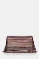 Missoni poseta Clutch Fringes incape in A4 maro MI10064F.084