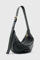 Kožna torba AllSaints MADEA W091XC crna SS25