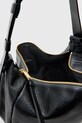 Kožená kabelka AllSaints MADEA čierna W091XC