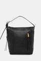 Usnjena torbica AllSaints ALBA Ne ustreza A4 črna W246XC