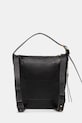 Accesorii AllSaints poseta de piele ALBA W246XC negru
