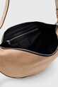 AllSaints geanta de mana din piele intoarsa HALFMOON bej W098XC