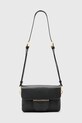 Шкіряна сумочка AllSaints JUPITER лицьова шкіра чорний W261XC