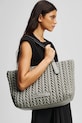 Karl Lagerfeld torebka K/WEAVE A2W30199 szary SS25