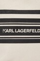 Хлопковая сумка Karl Lagerfeld белый A2W30229