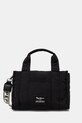 Τσάντα Pepe Jeans ZADIE BLOSSOM υφασμάτινο μαύρο PL031647
