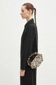 GANNI poseta Bou Bag Mini Print sintetic bej A5817