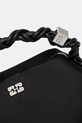 Torba GANNI Bou Bag Mini Soir Satin crna A6340.
