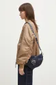 Bavlněná kabelka GANNI Bucky Bag Small Crossbody Denim