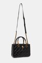 Kožená kabelka Kurt Geiger London KENSINGTON 4376800109 čierna SS25