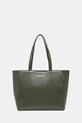 Torbica Valentino Bags Imitacija zrnatega usnja zelena VBS8FS01