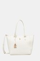 Torbica U.S. Polo Assn. Jones Imitacija zrnatega usnja bela BEUJE8657WVP