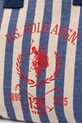 Памучна чанта U.S. Polo Assn. Pool виолетов BEU2P8693WCO