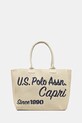 U.S. Polo Assn. pamut táska Pool textil bézs BEU2P8697WCO