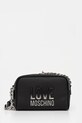 Love Moschino geantă nu incape in A4 negru JC4255PP0MKD000B