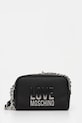 Kabelka Love Moschino nášivka čierna JC4255PP0MKD000B