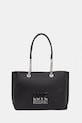 Love Moschino torebka mieści A4 czarny JC4257PP0MKD000B